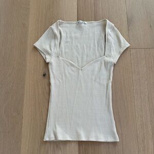 Reformation Ribbed Tee